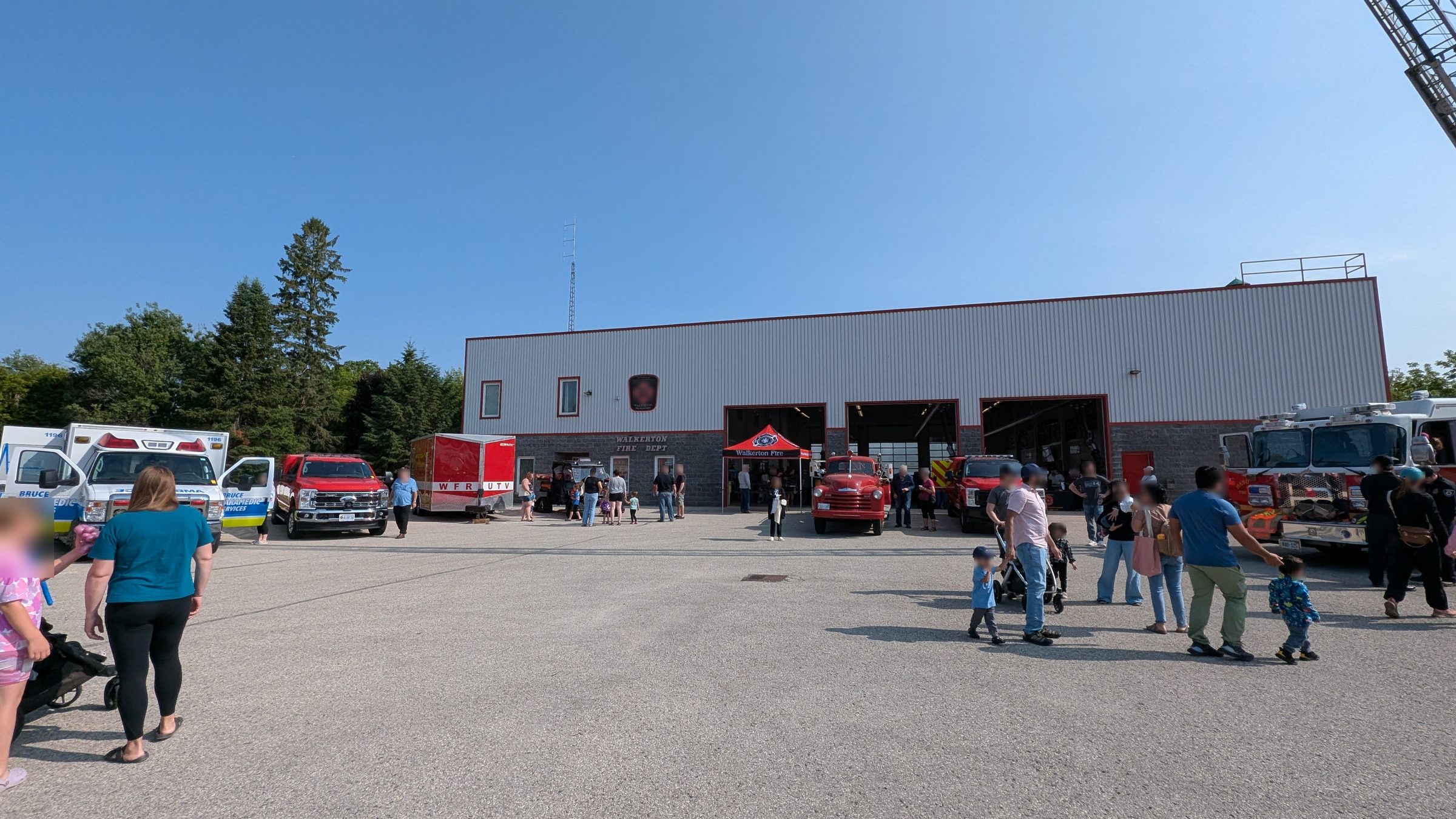 Walkerton Fire Department community event
